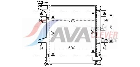 MT2203 AVA Радіатор охолодження двигуна